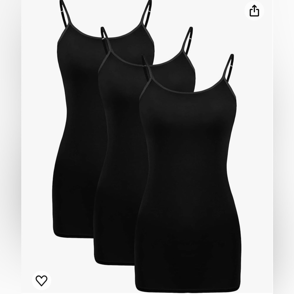WILLBOND NEW 3 Piece Set Women Tanks Adjustable Spaghetti Strap Camisole Top